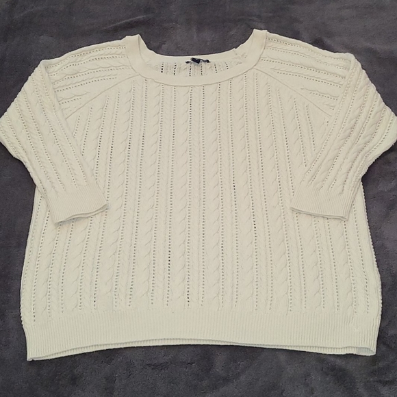 American Eagle Outfitters Sweaters - American Eagle 3/4 Sleeve Cable Knit Sweater